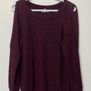 Maurice’s burgundy sparkle sweater